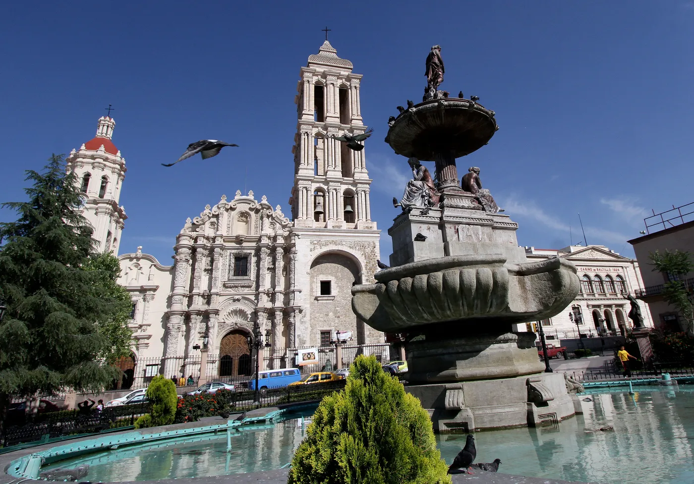 The Cathedral of Santiago Ap\u00f3stol in Saltillo