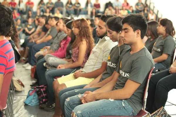Meditating at TecMilenio Cumbres