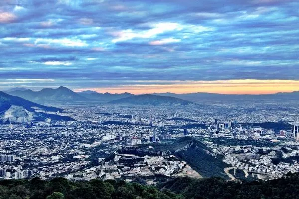 The city of Monterrey seen from Chipinque
